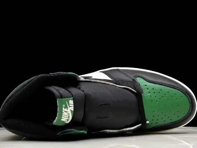 Cheap MAX Pine 555088-302 NRG OG High 1 Air Green Jordan Sail-Black 0325